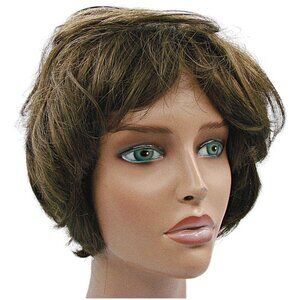 Vintage MIRELLE "The Miraculous Fiber" Wig Brunette Colorfast Easy Care Cosplay